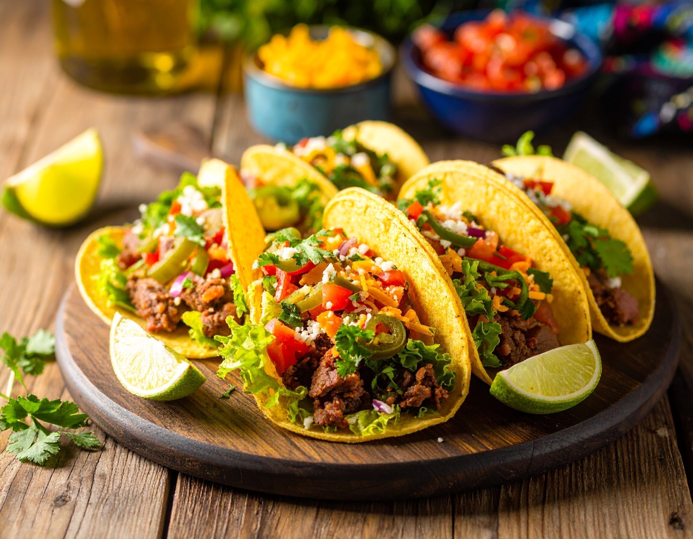 Channing Crowders All-American Beef Tacos